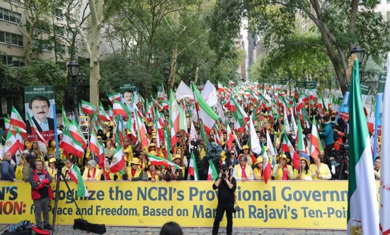 New York Rally Urges Action Against Iran’s Executions, Highlights Resistance Units and Rejects Return to Monarchy